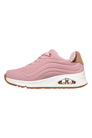 Roza superge z zračno podplatom in Memory Foam Skechers Uno Gen1 Shimmer Wave