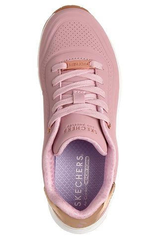 Roza superge z zračno podplatom in Memory Foam Skechers Uno Gen1 Shimmer Wave