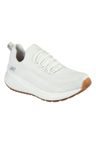 Bele mrežaste superge z memory peno Skechers Bobs Sparrow 2.0 Allegiance Crew