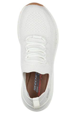 Bele mrežaste superge z memory peno Skechers Bobs Sparrow 2.0 Allegiance Crew