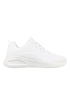 Bele superge iz duraleatherja s podplatom iz spominske pene Skechers BOBS Buno How Sweet