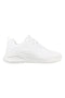 Bele superge iz duraleatherja s podplatom iz spominske pene Skechers BOBS Buno How Sweet