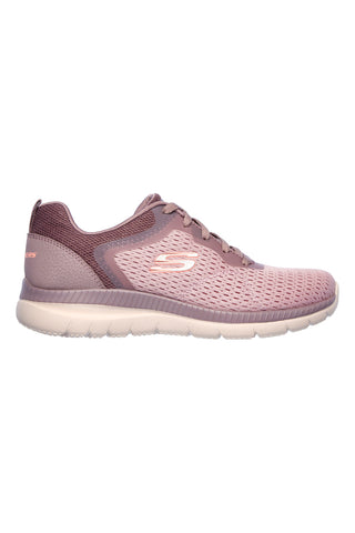 Roza mrežaste superge z Memory Foam Skechers Bountiful Quick Path