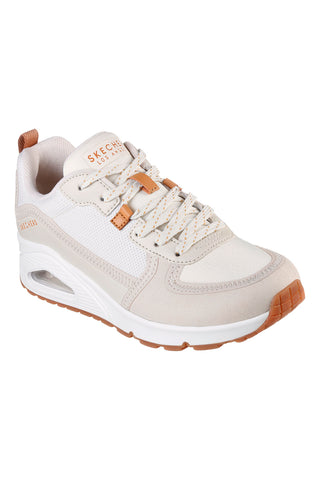 Bež superge z zračno podplatom in Memory Foam Skechers Uno Layover