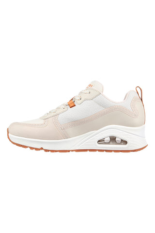 Bež superge z zračno podplatom in Memory Foam Skechers Uno Layover