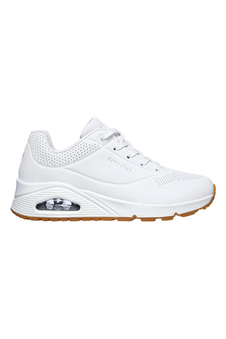 Bele superge z zračno blazinico in podplatom iz spominske pene Skechers UNO Stand on Air