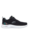 Črni športni copati iz mrežastega materiala z zračno podplatom in Memory Foam Skechers Skech-Air Dynamight Laid Out