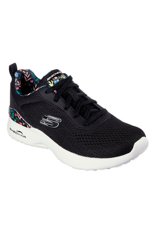 Črni športni copati iz mrežastega materiala z zračno podplatom in Memory Foam Skechers Skech-Air Dynamight Laid Out