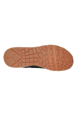 Črni športni copati z mrežastimi vstavki in zračno blazinico Skechers UNO Inside Matters