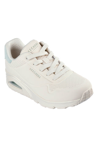 Bež superge z žajbljevo zelenimi vložki in sistemom Skech-Air Skechers Uno Pop Back