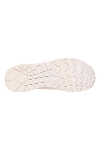 Bež superge z žajbljevo zelenimi vložki in sistemom Skech-Air Skechers Uno Pop Back