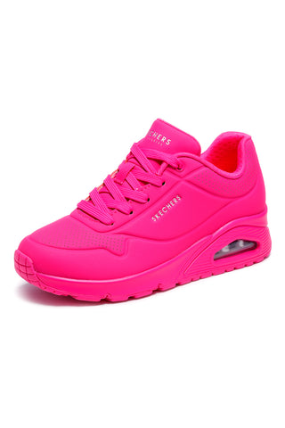 Superge v roza barvi z spominsko peno Skechers Uno Night Shades