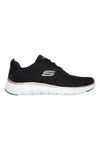 Črni mrežasti superge z vegansko Air-Cooled Memory Foam Skechers R SPORT WOMENS