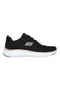 Črni mrežasti superge z vegansko Air-Cooled Memory Foam Skechers R SPORT WOMENS