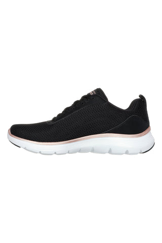 Črni mrežasti superge z vegansko Air-Cooled Memory Foam Skechers R SPORT WOMENS