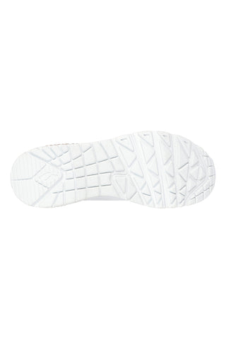 Bele superge z roza srčki in zračno blazinico Skechers UNO Loving Love
