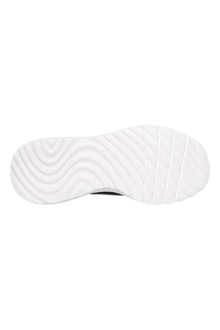 Črni pleteni slip-in superge z memory peno Skechers Bobs Squad Chaos Current Muse