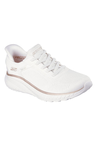 Bele športne copate iz mrežastega materiala Skechers Bobs Squad Chaos Current Muse