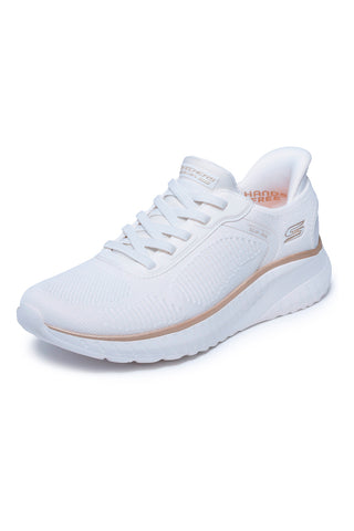 Bele športne copate iz mrežastega materiala Skechers Bobs Squad Chaos Current Muse