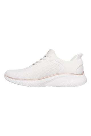 Bele športne copate iz mrežastega materiala Skechers Bobs Squad Chaos Current Muse