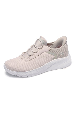 Bež lahki slip-on čevlji Skechers BOBS SQUAD CHAOS IN COLOR