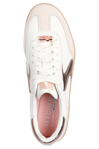 Bele superge v slogu teniških copat z Memory Foam Skechers Hotshot Cool Glow