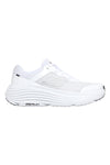 Bele čevlje s črnimi detajli iz mrežastega materiala, z blaženjem Skechers Max Cushioning Endeavour