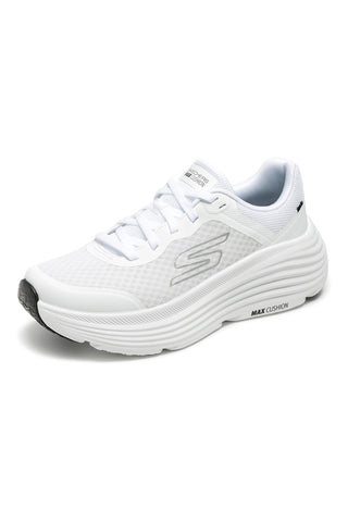 Bele čevlje s črnimi detajli iz mrežastega materiala, z blaženjem Skechers Max Cushioning Endeavour