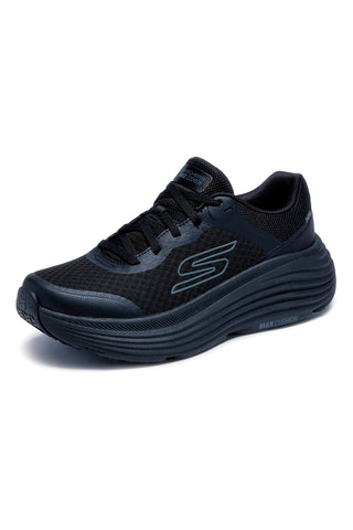 Črni veganski tekaški čevlji Skechers Max Cushioning Endeavour