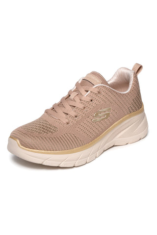 Taupe pletene superge s spominsko peno Skechers Fashion Fit 2.0 Moonlight Glow