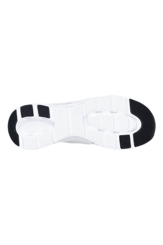 Bele mrežaste superge brez vezalk z zračno hlajeno spominsko peno Skechers Glide-Step Pro