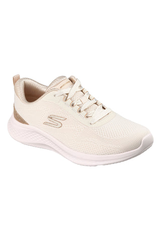 Bež superge z zlatimi detajli in spominsko peno Skechers Skech-Lite Pro 2.0 Brilliant Shimmer