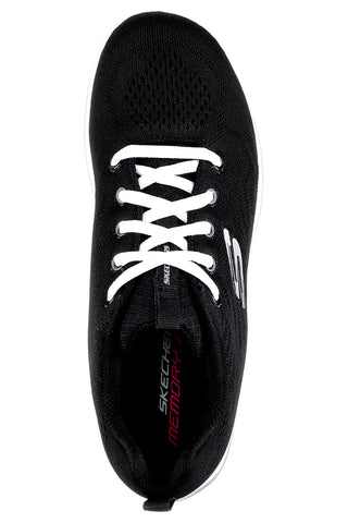Črno-bele superge Memory Foam Skechers Graceful Get Connected