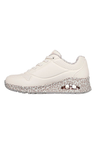 Leopardasti superge z zračno podplatom in fiksnimi vezalkami Skechers UNO Safari Time