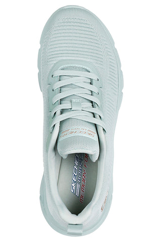 Žajbljevo zelene pletene superge s spominsko peno Skechers Bobs B Flex Hi Flying Hi