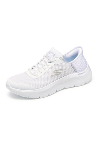 Beli mrežasti čevlji Skechers Go walk flex grand entry