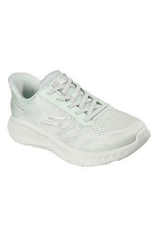 Žajbljevo zelene mrežaste superge z vložki Slip-Ins in Goga Mat Skechers Go Walk Now Khloe