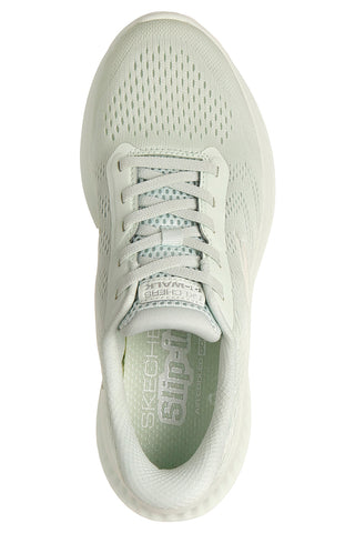 Žajbljevo zelene mrežaste superge z vložki Slip-Ins in Goga Mat Skechers Go Walk Now Khloe