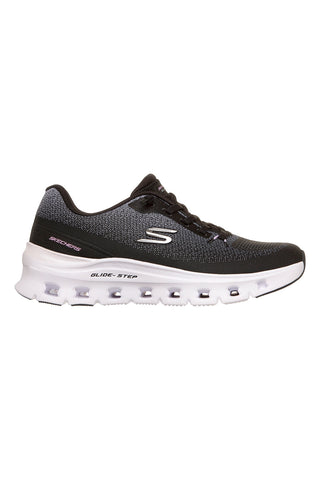 Črne mrežaste superge z Glide-Step in zračno hlajeno spominsko peno Skechers Glide-Step Pro Soft Mirage