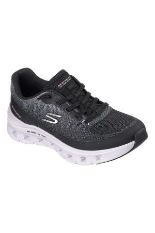 Črne mrežaste superge z Glide-Step in zračno hlajeno spominsko peno Skechers Glide-Step Pro Soft Mirage