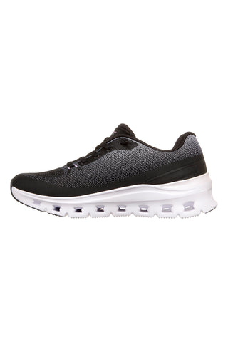 Črne mrežaste superge z Glide-Step in zračno hlajeno spominsko peno Skechers Glide-Step Pro Soft Mirage