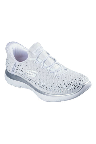 SKECHERS SUMMITS BRILLIANT SHINE WHITE/SILVER