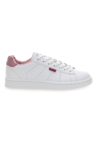 Bele superge z rožnatimi vezalkami Levi's Avenue