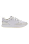 Bele usnjene športne copate Tommy jeans Th Chic