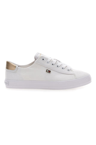 Bele platnene superge Tommy jeans Vulc Canvas