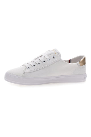 Bele platnene superge Tommy jeans Vulc Canvas