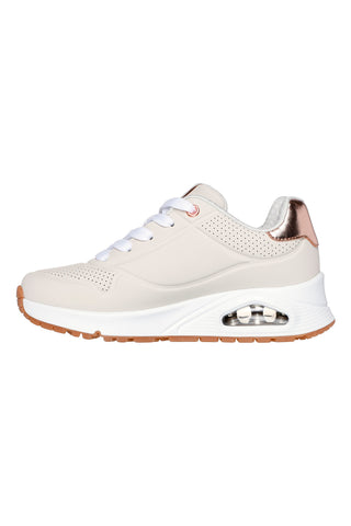 Sneakers beige Skechers Uno Gen1 Shimmer Away