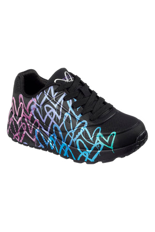 Sneakers nere lavabili in lavatrice Skechers Uno Lite Metallic Joy