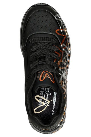 Sneakers nere lavabili in lavatrice Skechers Uno Lite Metallic Love
