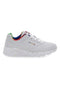 Sneakers bianche con platform Skechers Uno Lite Rainbow Speckle